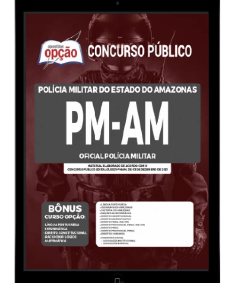 Apostila PM-AM em PDF - Oficial da Polícia Militar