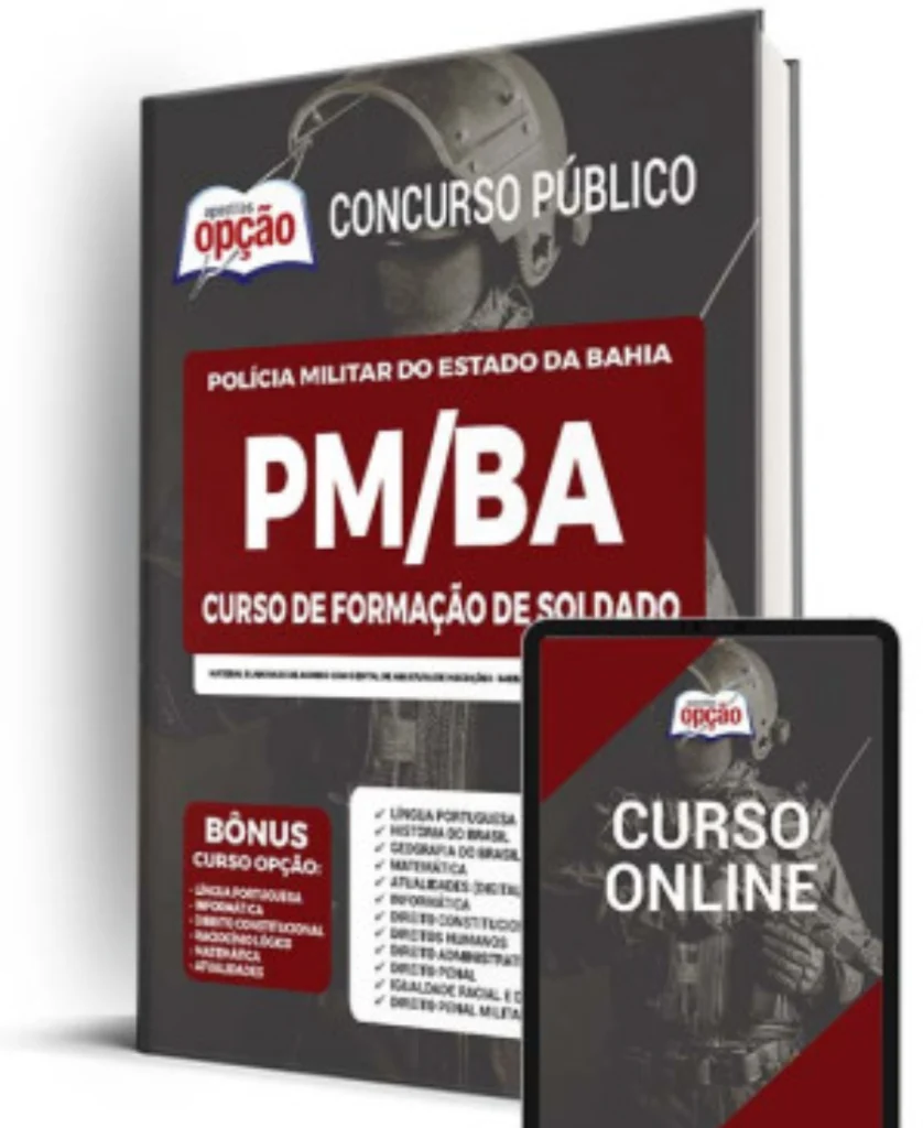 Apostila PM-BA 2026 - Curso de Formação de Soldado
