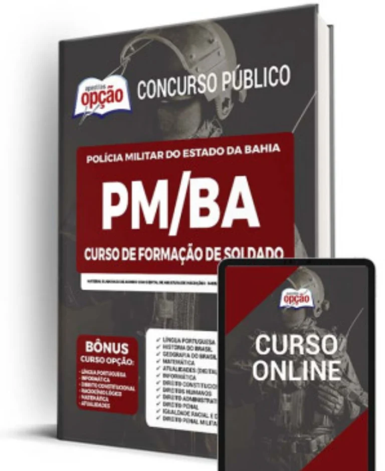 Apostila PM BA 2026 Curso Formação de Soldado
