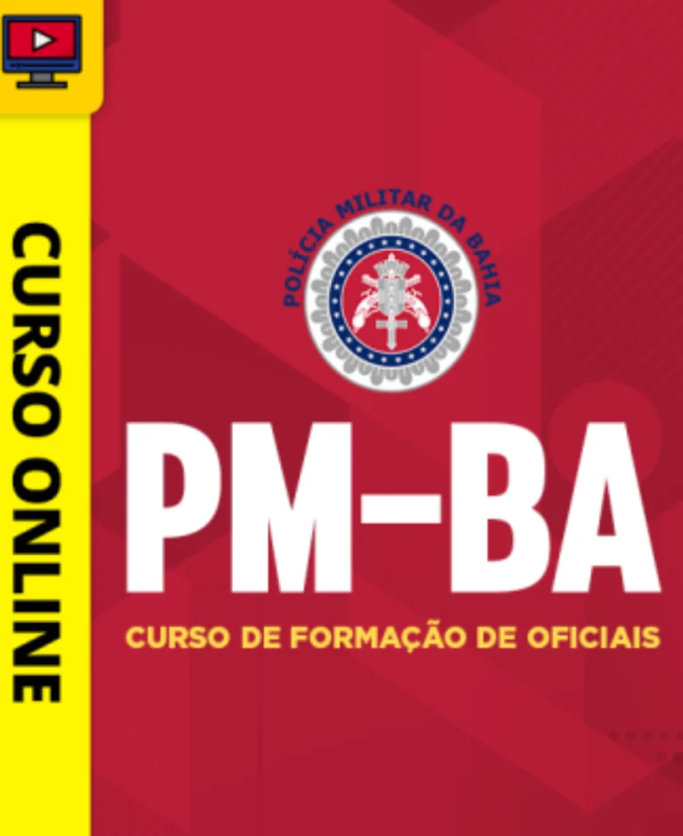 Curso PM BA 2026 CFO Curso Formação de Oficiais