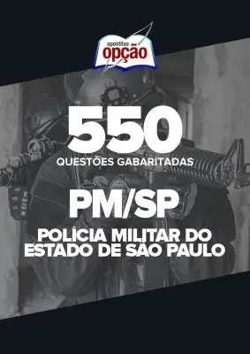 Caderno PM SP 2026 Questões Gabaritadas
