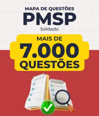 Mapa de Questões Online PM SP 2026 Soldado 7 Mil Questões