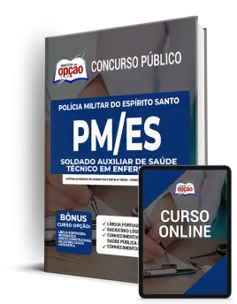 Apostila PM ES 2026 - Soldado Auxiliar de Saúde - Técnico em Enfermagem