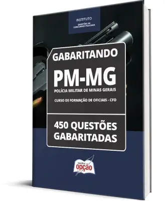 Caderno PM MG 2026 - Curso de Formação de Oficiais - CFO - 450 Questões Gabaritadas