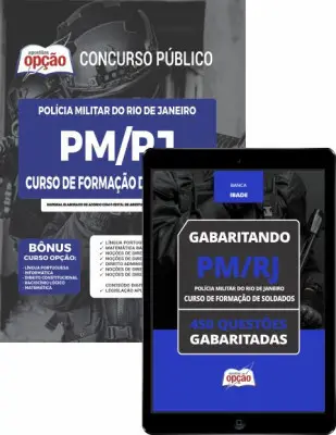 Combo Digital PM RJ 2026 - Curso de Formação de Soldados