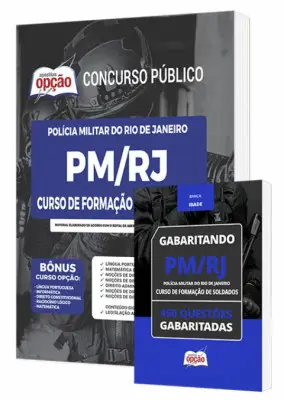 Combo Impresso PM RJ 2026 - Curso de Formação de Soldados